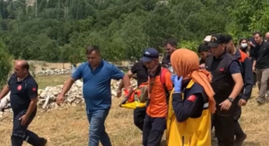Kayıp Alzheimer hastası yaşlı kadın 12 saat sonra ekiplerce arazide bulundu