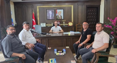 Kızıltaş Köyü Heyetinden Dereli Kaymakamı Emrah Azman’a Festival Daveti