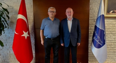 Köprübaşı Belediye Başkanı Aydın’dan Şebinkarahisar Belediye Başkanı Şentürk’e Ziyaret