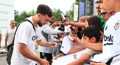 Orkun Kökçü, Beşiktaş'ın Avusturya kampına katıldı   