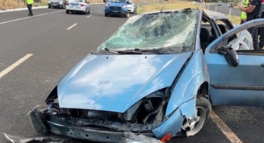 Otomobil takla attı: 5 yaralı