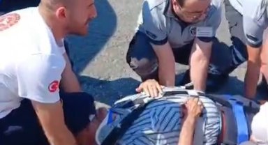 Otomobilin çarptığı yaşlı adam yaralandı
