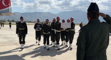 Pençe-Kilit Harekatı bölgesinde şehit olan 6 asker törenle memleketlerine uğurlandı