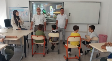 Piraziz İlçe Milli Eğitim Müdürü Yunus Aydın’dan Yaz Kurslarına Ziyaret