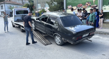 Polisin 'dur' ihtarına uymayan ehliyetsiz sürücü kovalamacayla yakalandı