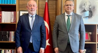 Şebinkarahisar Belediye Başkanı Şentürk’ten, Müdür Çiftçi'ye Ziyaret