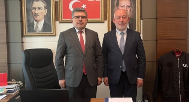 Şebinkarahisar Belediye Başkanı Şentürk’ten Sanayi ve Teknoloji Bakan Danışmanı Yavuz Karaer’e Ziyaret