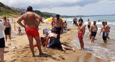 Sinop'ta bir kişi boğulma tehlikesi geçirdi