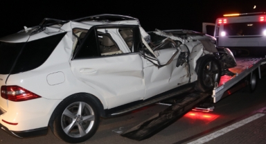 Tırla otomobilin çarpıştığı kazada 1 kişi yaralandı