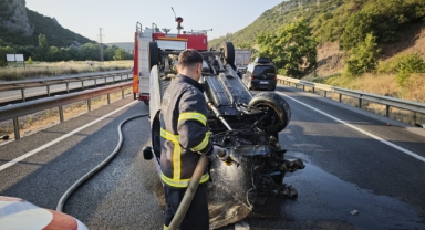 Tünel çıkışında trafik kazası: 4 yaralı