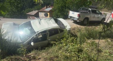 Virajı alamayan otomobil şarampolde takla attı: Sürücü hayatını kaybetti