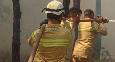 Yangında şehit olan ekibin son görüntüsü ortaya çıktı