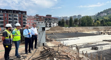 Giresun'da Dev Proje Yükseliyor! Milletvekili Temür Çalışmaları Yerinde İnceledi