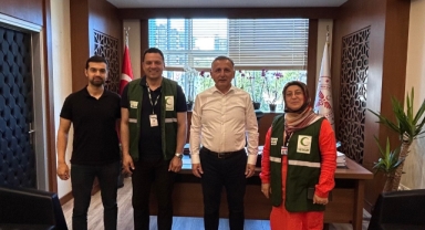 Yeşilay Giresun Şubesi Heyetinden Giresun Eğitim ve Araştırma Hastanesi’ne Ziyaret