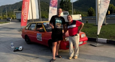 Yolda kalan Zlombol üyesinin imdadına Giresunlu koştu