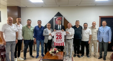 1926 Bulancakspor’dan Kaymakam Tuncer’e ziyaret