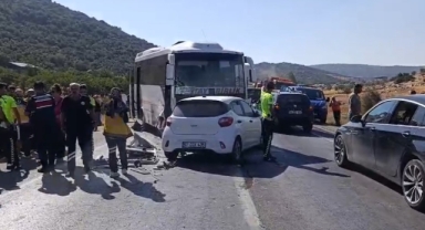 3 aracın karıştığı feci zincirleme kazada 1 kişi hayatını kaybetti, 3 kişi yaralandı