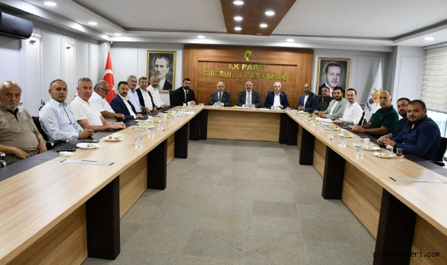 AK Parti Giresun’da Ağustos Hareketliliği: İlçe Başkanları Toplantısı Tamamlandı