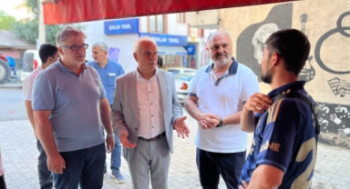 AK Parti Giresun Heyeti Şebinkarahisar Esnafını Ziyaret Etti