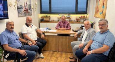 AK Parti Heyetinden Şebinkarahisar Eski İlçe Başkanı Nejat Okuyar’a İş Yeri Ziyareti