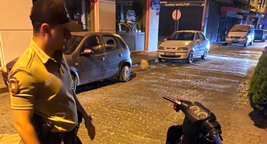 Bekçilerin dikkati çalıntı motosikleti yakalattı