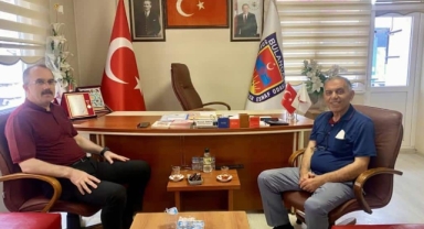 Bulancak İlçe Milli Eğitim Müdürü Bulut’tan Şoförler Odası Başkanı Aydın’a Ziyaret