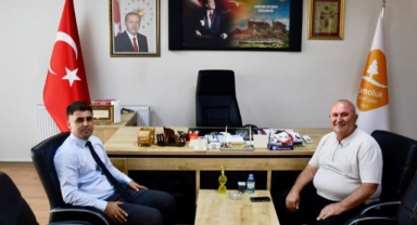 Çamoluk Kaymakamı Demirtaş’tan Belediye Başkanı Ergün Bakırhan’a İade-i Ziyaret