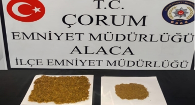Çorum’da uyuşturucu operasyonu:1 tutuklama