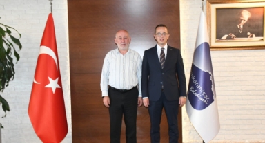 Cumhuriyet Başsavcısı Kadir Yalçın Özkubat’tan Şebinkarahisar Belediye Başkanı Şentürk'e Ziyaret