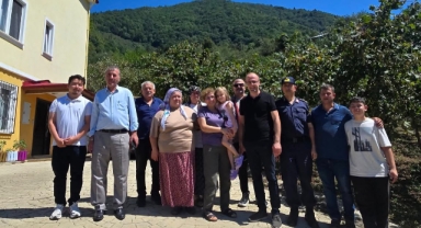 Dereli Kaymakamı Azman, Fındık Toplayan Üreticilere Bereketli Hasatlar Diledi