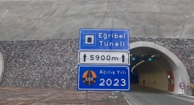 Eğribel Tüneli'nde Eşsiz Koyun Manzarası