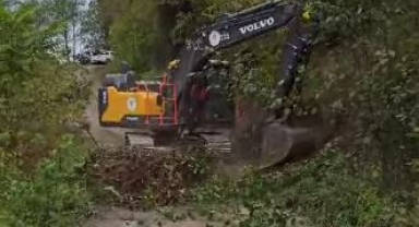 Eynesil’de O Yolda Çalışmalar Devam Ediyor