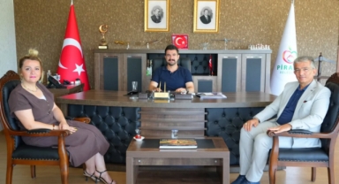 Giresun Aile ve Sosyal Hizmetler Müdürü Modaoğlu’ndan Piraziz Belediye Başkanı Ayyıldız’a Ziyaret