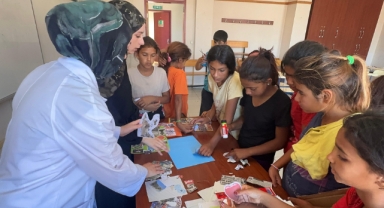 Giresun’da mevsimlik tarım işçilerinin çocuklarının yüzü, eğitici ve eğlendirici etkinliklerle gülüyor