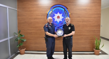 Giresun İl Jandarma Komutanı Özgür Özer’den Giresun İl Emniyet Müdürü Çelebi’ye Veda Ziyareti