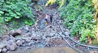 Giresun İl Özel İdaresi’nden Su Seferberliği: Köylere Yeni Gölet Yapılıyor
