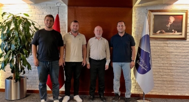 Giresun İleri Gazetesi'nden Şebinkarahisar Belediye Başkanı Şentürk'e Ziyaret