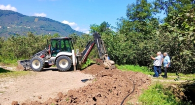 Giresun Lapa Köyü’nde Su Hattı ve Yol Düzenleme Çalışmaları Tamamlandı
