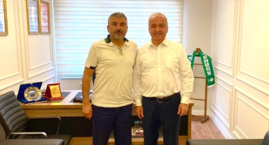 Giresun Milletvekili Temür, Yeniyolspor Başkanı Naim Demir’i Ağırladı