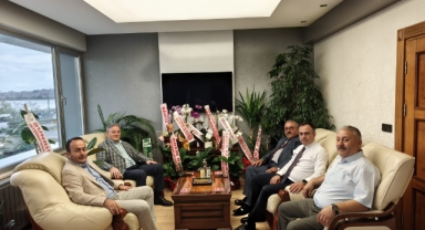 Giresun Protokolünden İl Tarım ve Orman Müdürü Yılmaz’a Hayırlı Olsun Ziyareti