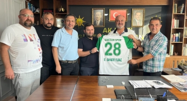 Giresunspor Hentbol Takımı Heyetinden AK Parti İl Başkanlığı’na Ziyaret