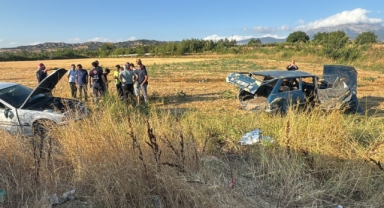 İki otomobilin çarpıştığı kazada 5 kişi yaralandı