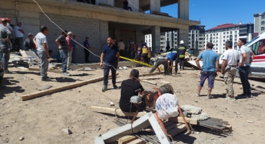 İnşaattan düşen işçi hayatını kaybetti