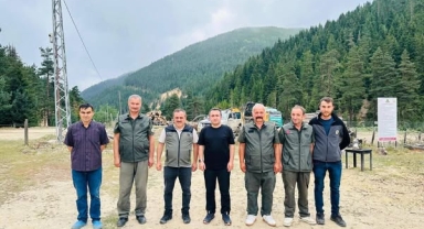 Kaymakam Ahmet Kavanoz, Espiye Karadoğa Orman İşletme Şefliğini Ziyaret Etti