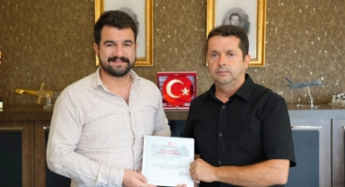 MHP Piraziz İlçe Başkanı Çavuş, Piraziz Belediye Başkanı Ayyıldız’ı Makamında Ziyaret Etti