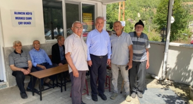 Milletvekili Temür, Cuma Namazı Sonrası Alancık Köyü’nde Vatandaşlarla Buluştu