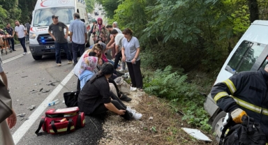 Ordu'da feci kaza: 15 yaralı
