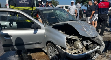 Ordu'da otomobil ile kamyonet çarpıştı: 5 yaralı