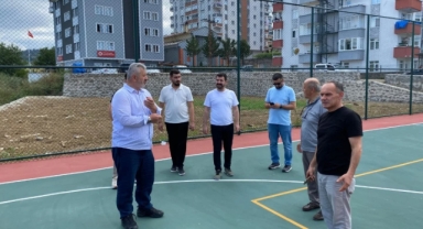 Piraziz Belediyesi’nden Yeni Yatırımlar: Halısaha, Ürün Pazarı ve Spor Sahası Ziyaret Edildi