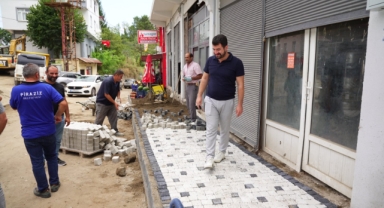 Şeyhli Mahallesinde Begonit Taş ve Işıklandırma Çalışması Devam Ediyor